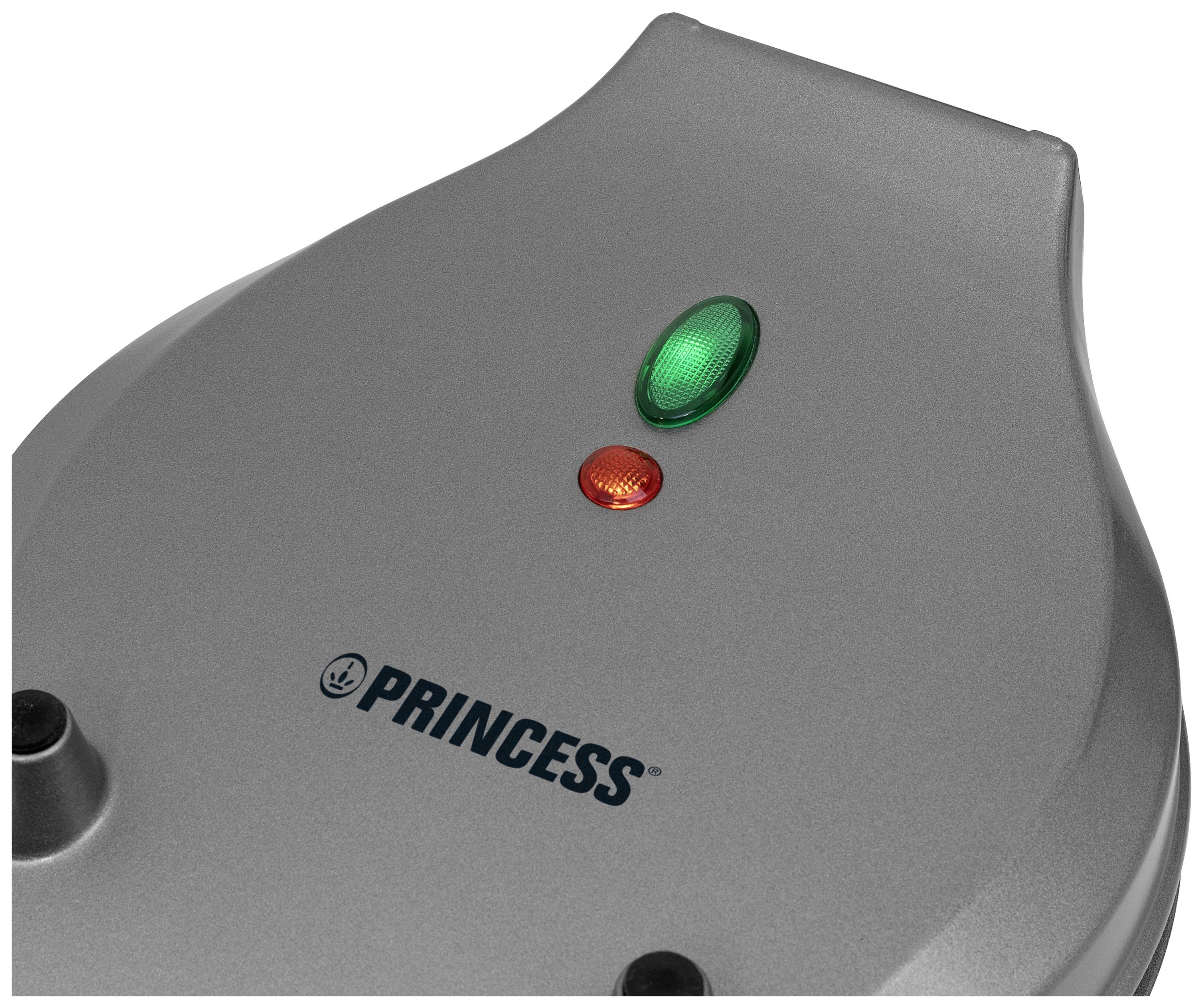 Princess 01.132465.01.001 Waffeleisen Grau