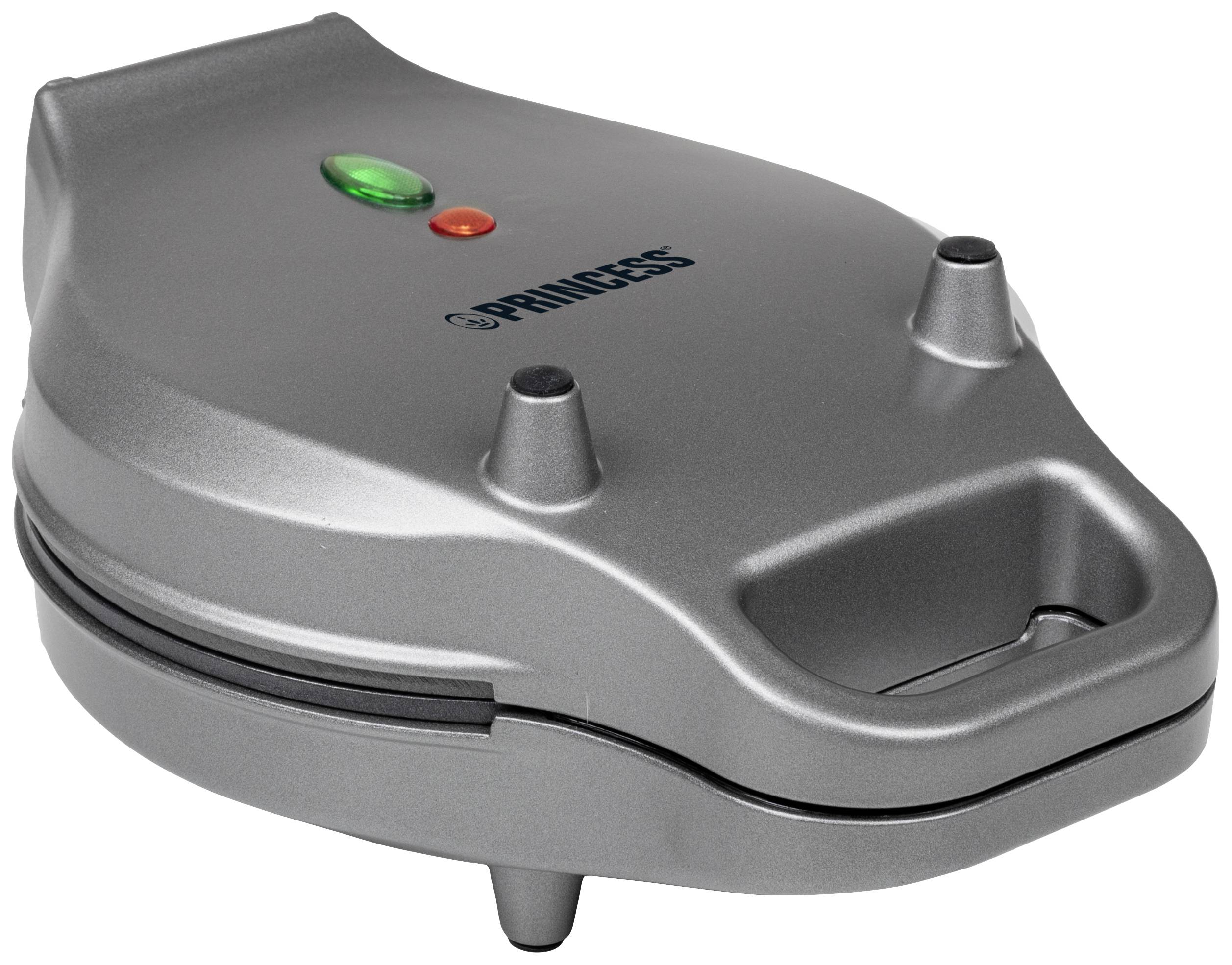 Princess 01.132465.01.001 Waffeleisen Grau