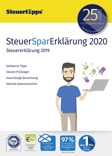 Akademische Arbeitsgemeinschaft SteuerSparErklärung 2020 Vollversion, 1 Lizenz Windows Steuer Softw  - Onlineshop Voelkner