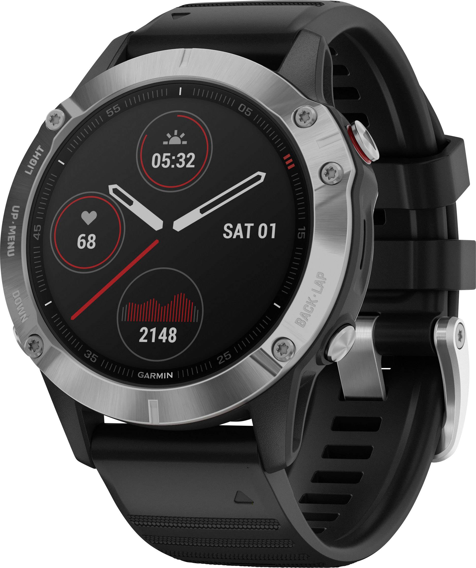 Garmin Fenix 6 Smartwatch 47mm Schwarz