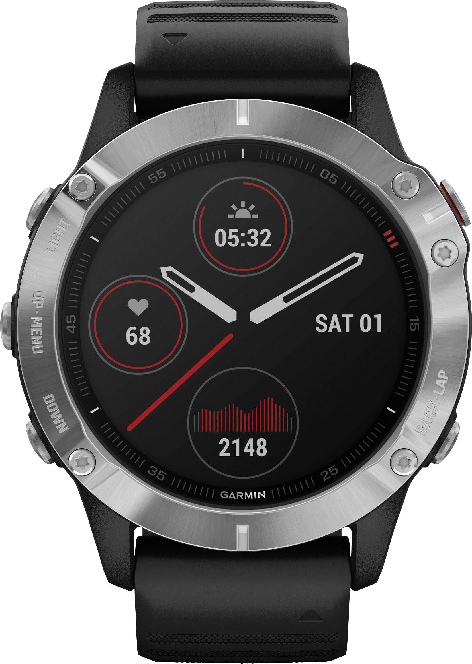 Garmin Fenix 6 Smartwatch 47mm Schwarz