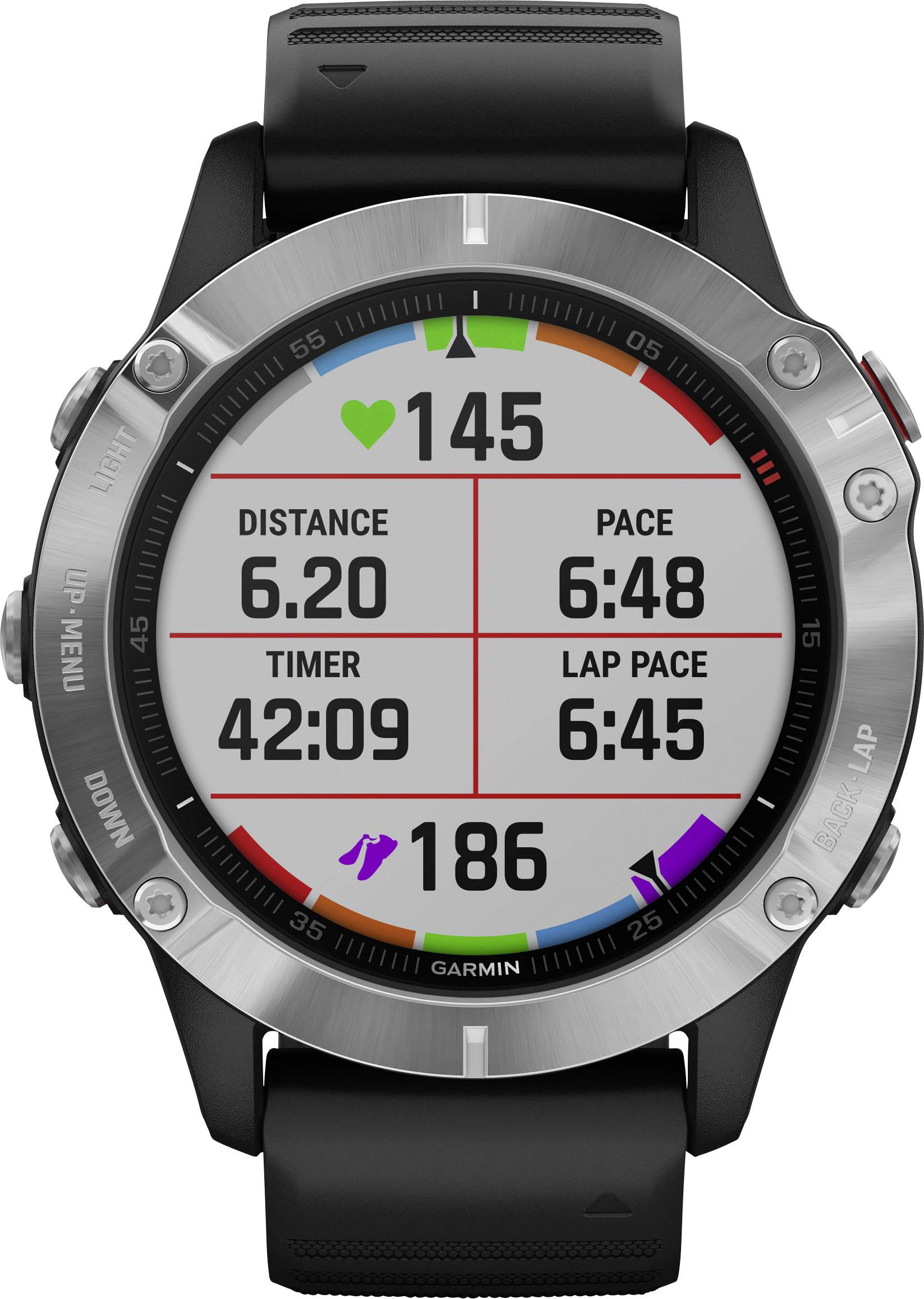 Garmin Fenix 6 Smartwatch 47mm Schwarz