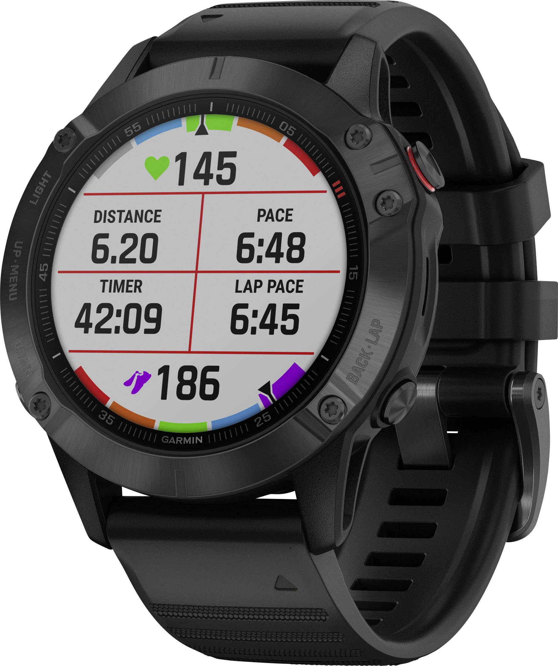 Garmin Fenix 6 Pro Smartwatch 47 mm Schwarz