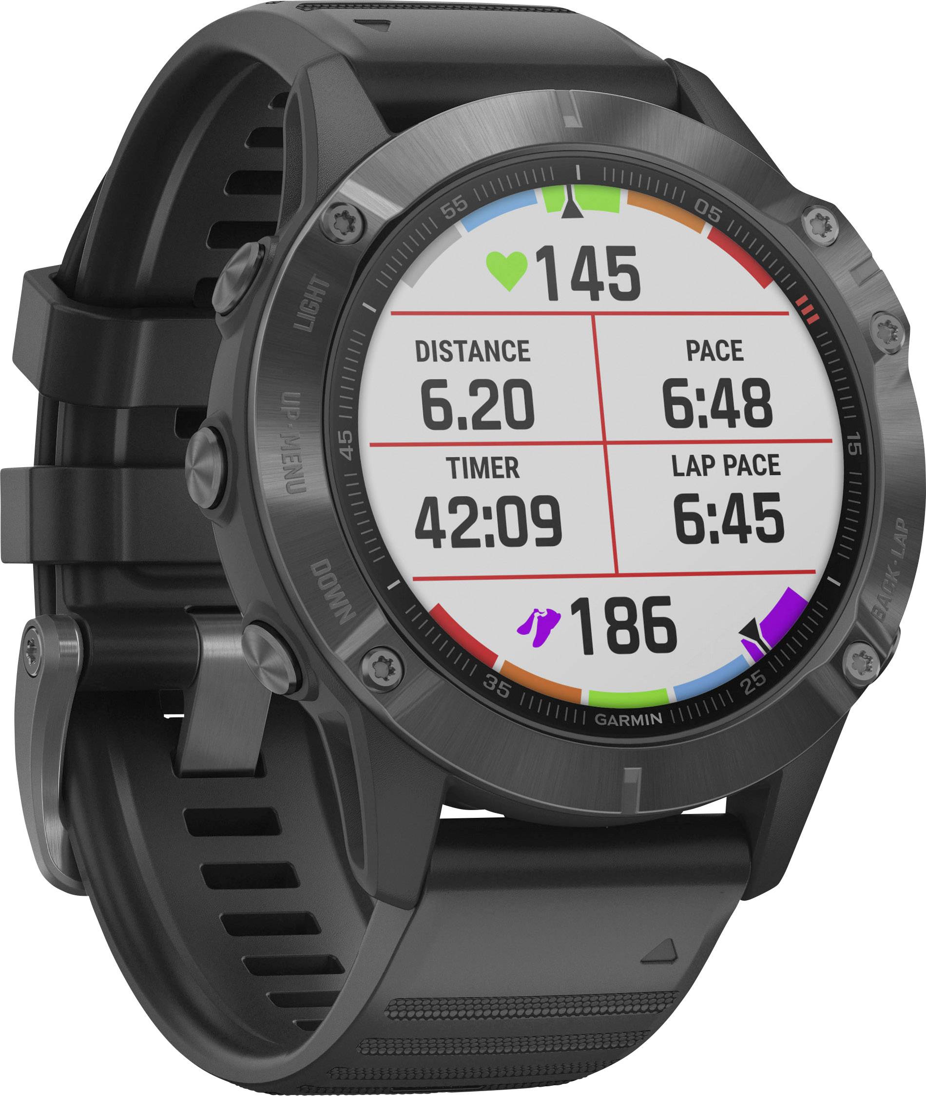 Garmin Fenix 6 Pro Smartwatch 47 mm Schwarz