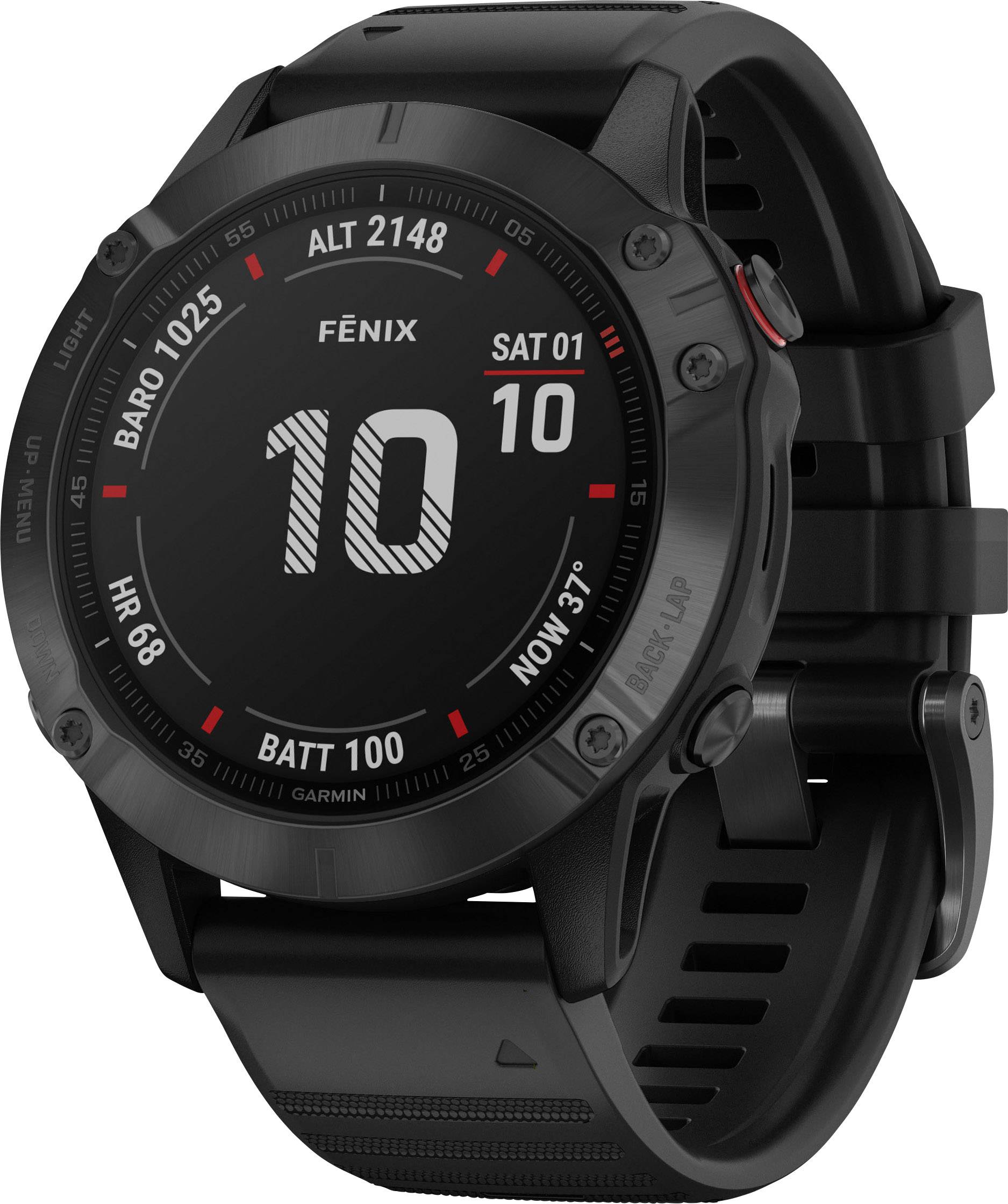 Garmin Fenix 6 Pro Smartwatch 47 mm Schwarz