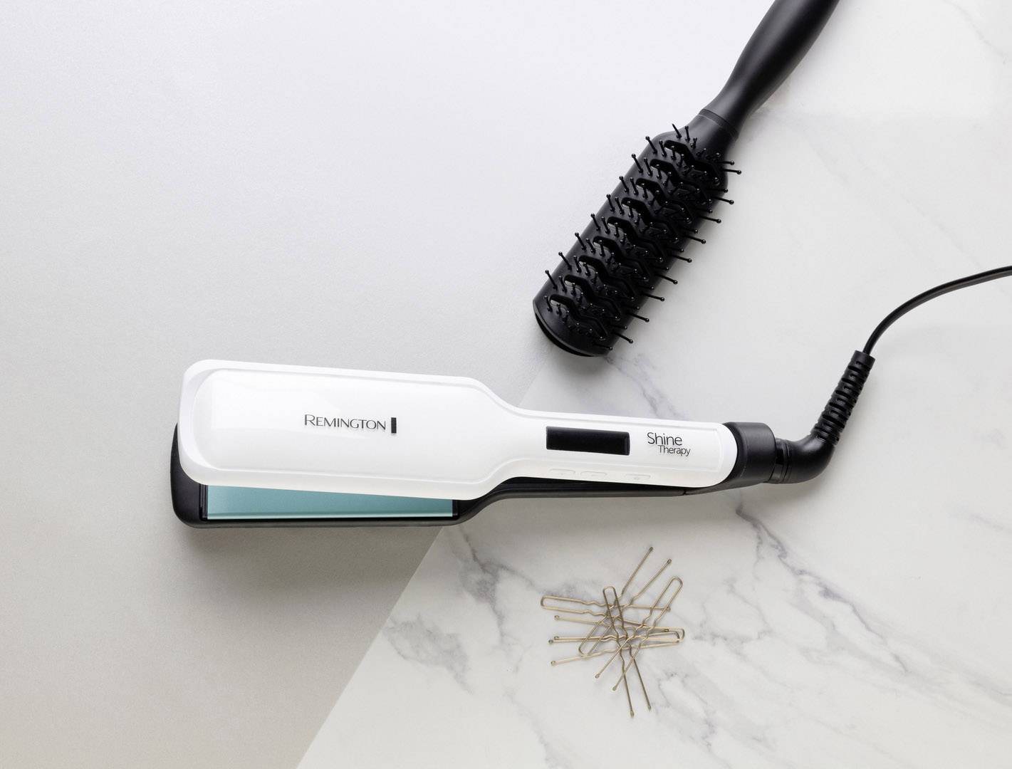 Remington S8550 Glätteisen Schwarz, Weiß, Türkis