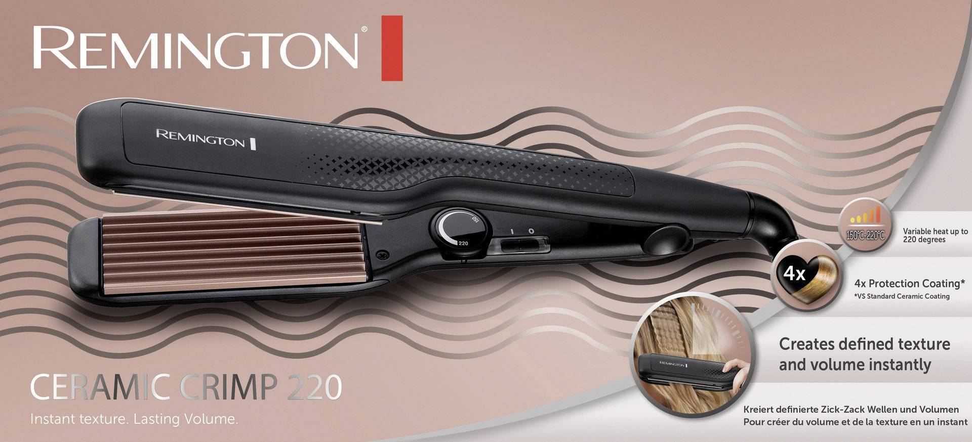 Remington S3580 Welleneisen Schwarz