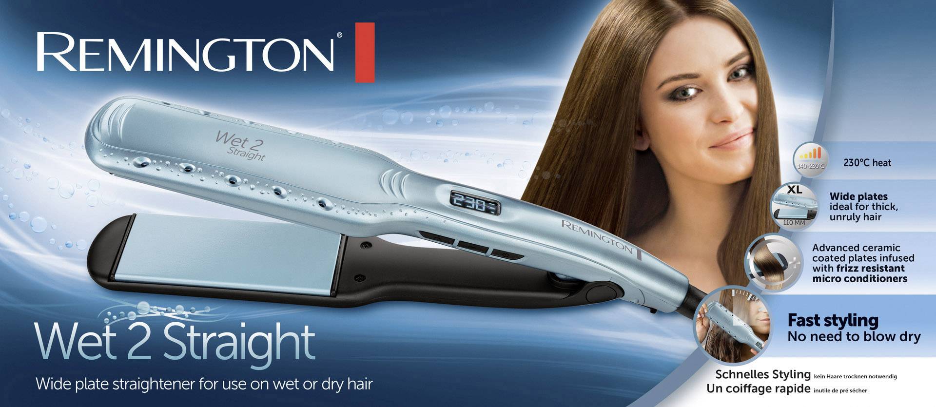 Remington S7350 Glätteisen Türkis, Schwarz