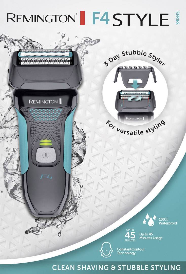Remington F4000 41203560100 Folienrasierer Schwarz, Türkis