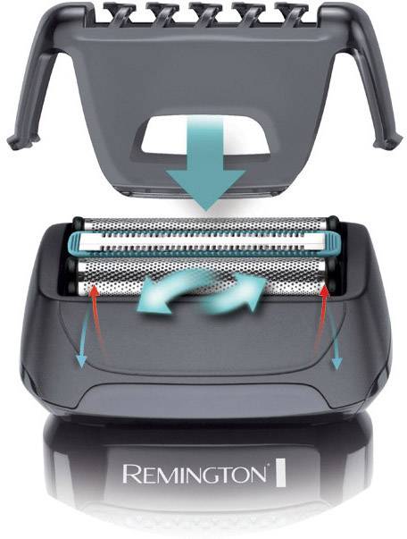 Remington F4000 41203560100 Folienrasierer Schwarz, Türkis