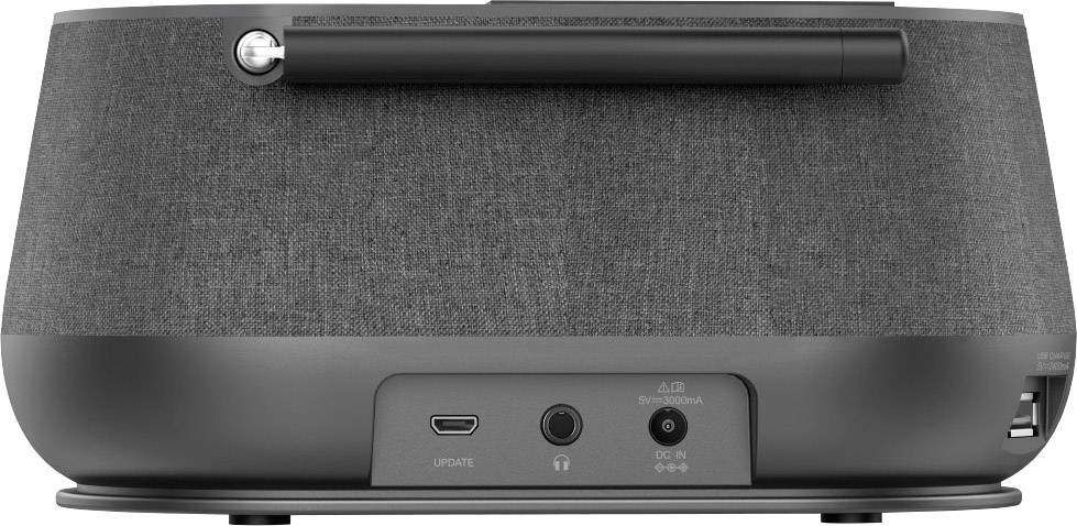 Hama DR36SBT Tischradio DAB+, UKW AUX, Bluetooth®, USB Spotify Schwarz