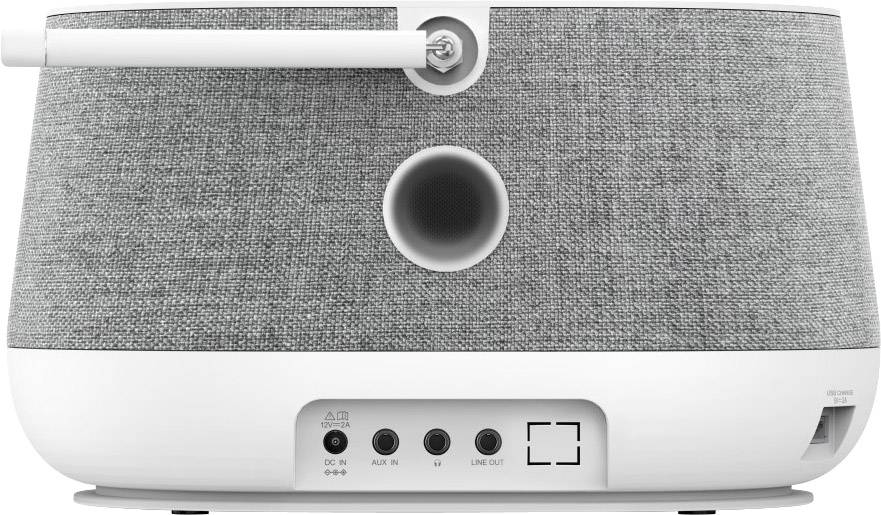 Hama DIR3300SBT Internet Tischradio DAB+, UKW, Internet AUX, Bluetooth®, USB, WLAN, Internetradio Spotify Weiß