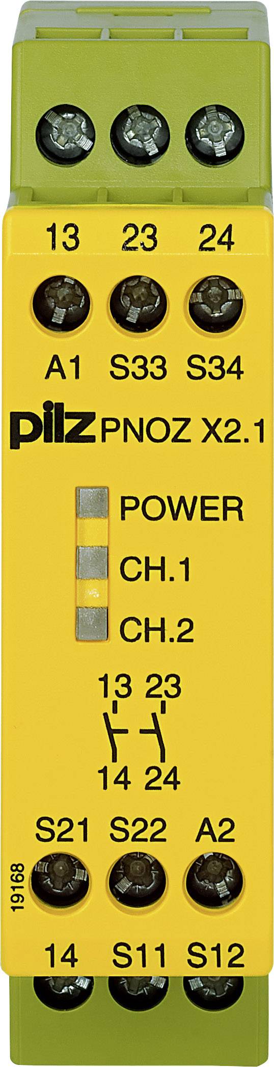 Sicherheitsschaltgerät PNOZ X2.1 24VAC/DC 2n/o PILZ 2 Schließer (B x H x T) 22.5 x 87 x 121 mm 1 St.