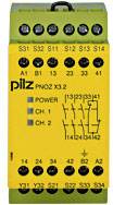 Sicherheitsschaltgerät PNOZ X3.2 230VAC 24VDC 3n/o 1n/c 1so PILZ Betriebsspannung: 230 V/AC 3 Schließer, 1 Öffner (B x H x T) 45 x 87 x 121 mm 1