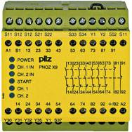 PILZ Sicherheitsschaltgerät PNOZ X9 200-230VAC 24VDC 7n/o 2n/c 2so 7 Schließer, 2 Öffner (B x H x T) 90 x 87 x 121mm 1St.