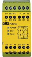 PILZ Sicherheitsschaltgerät PNOZ X4 24VDC 3n/o 1n/c Betriebsspannung: 24 V/DC 3 Schließer, 1 Öffne