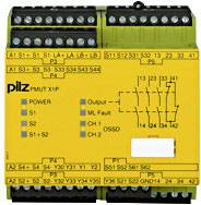 PILZ Sicherheitsschaltgerät PMUT X1P 24VDC 3n/o 1n/c 5so Betriebsspannung: 24 V/DC 3 Schließer, 1 Öffner (B x H x T) 90 x 94