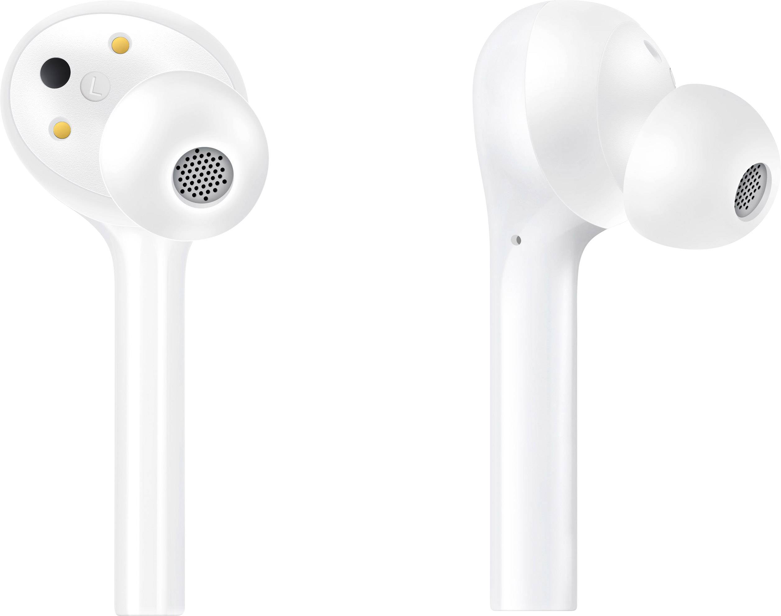 HUAWEI FreeBuds lite In Ear Kopfhörer Bluetooth® Weiß Noise Cancelling Schweißresistent, Wasserbeständig, Touch-Steuerung