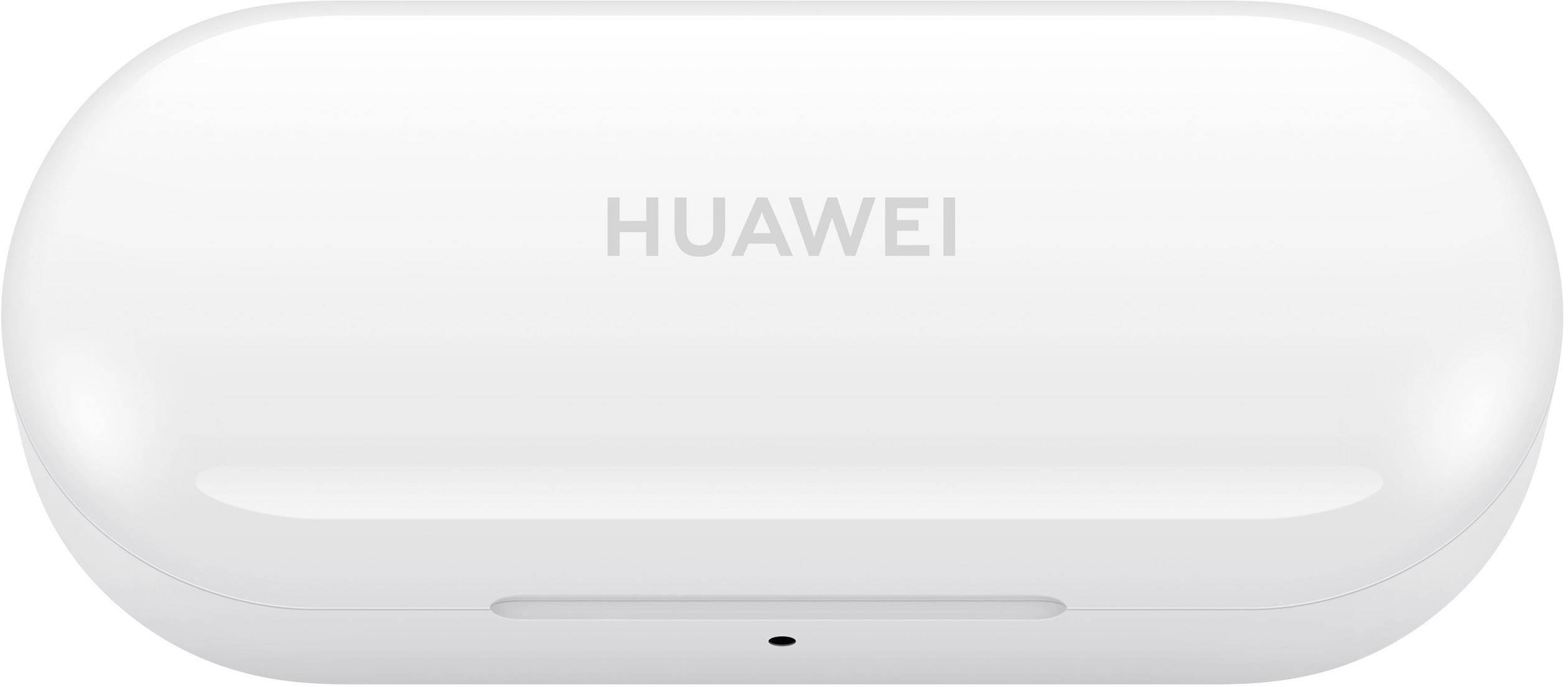 HUAWEI FreeBuds lite In Ear Kopfhörer Bluetooth® Weiß Noise Cancelling Schweißresistent, Wasserbeständig, Touch-Steuerung
