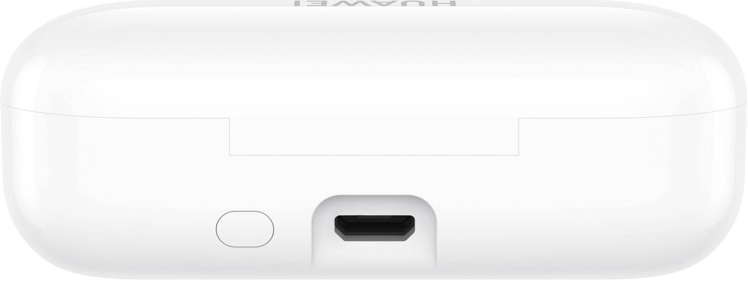 HUAWEI FreeBuds lite In Ear Kopfhörer Bluetooth® Weiß Noise Cancelling Schweißresistent, Wasserbeständig, Touch-Steuerung