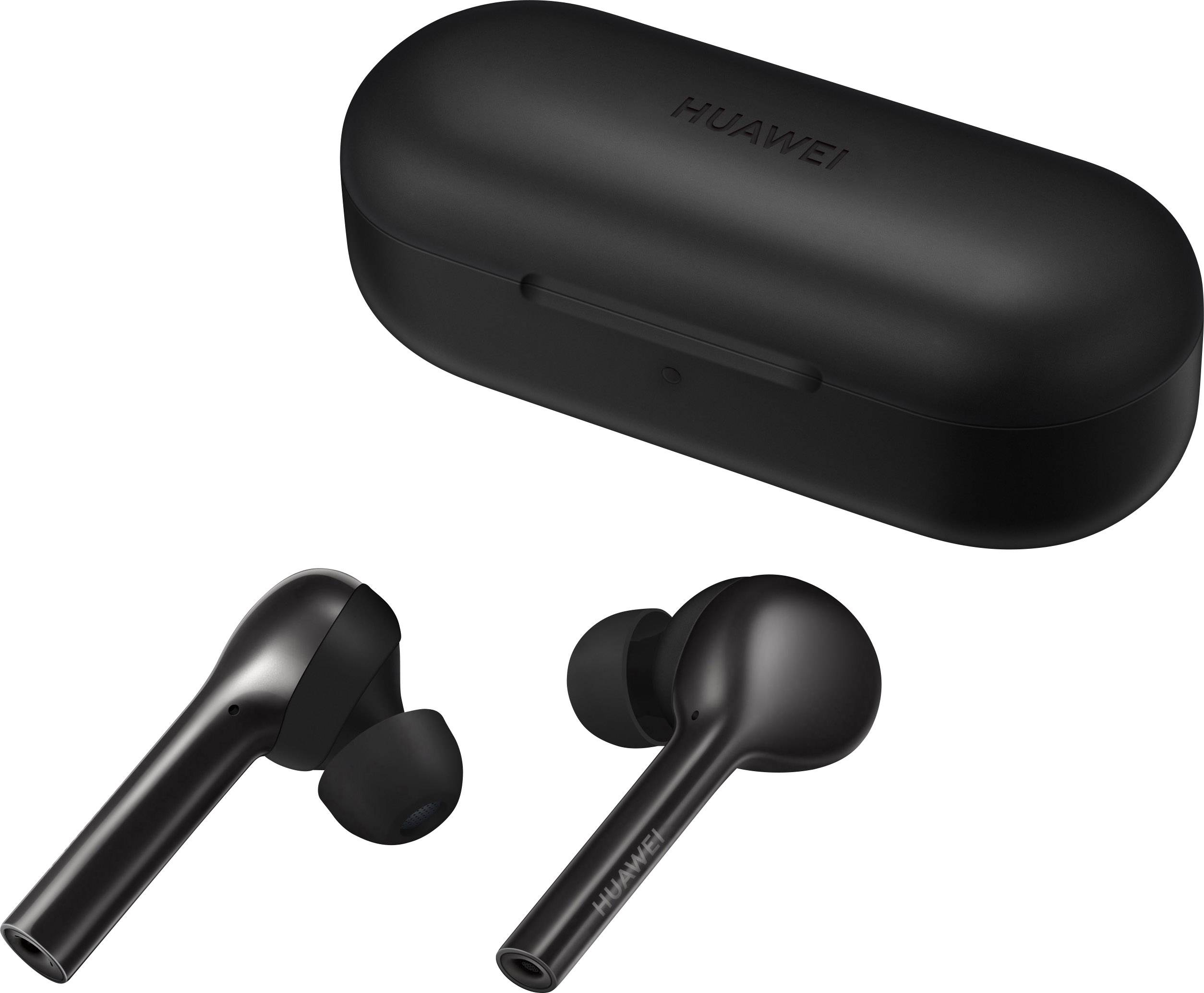 HUAWEI FreeBuds Lite Bluetooth® In Ear Kopfhörer In Ear Schweißresistent, Wasserbeständig, Touch-Steuerung Schwarz