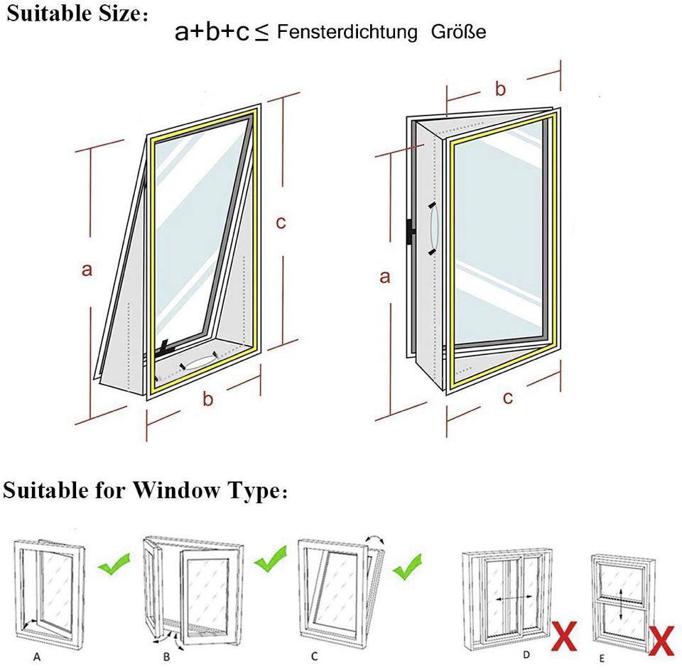 SHE SHE01AIRSTPFE Fensterabdichtung 1 St.