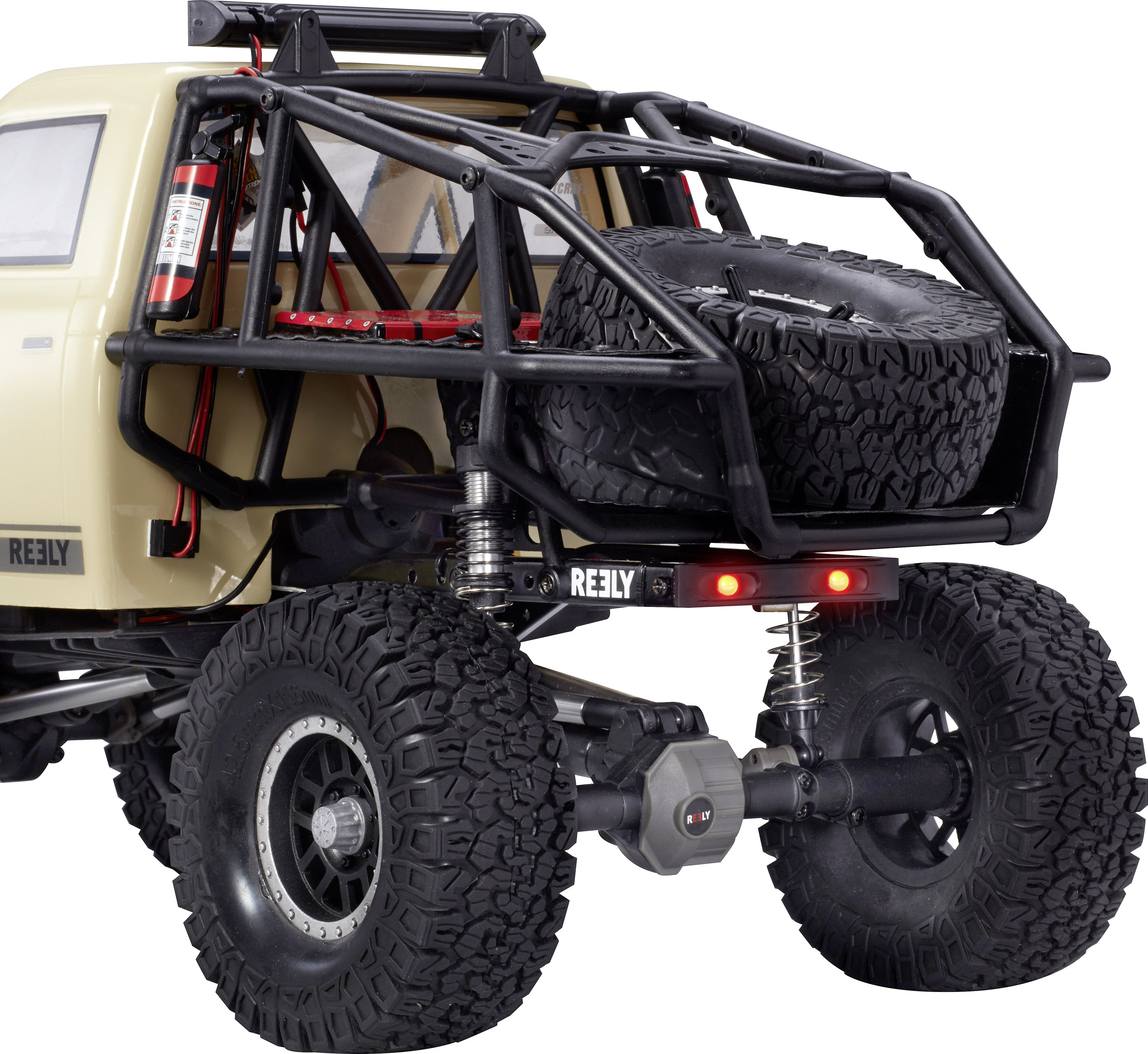 Reely Free Men Extreme Brushed 1:10 RC Modellauto Elektro Crawler Allradantrieb (4WD) 100% RtR 2,4GHz inkl. Akku, Ladegerät und