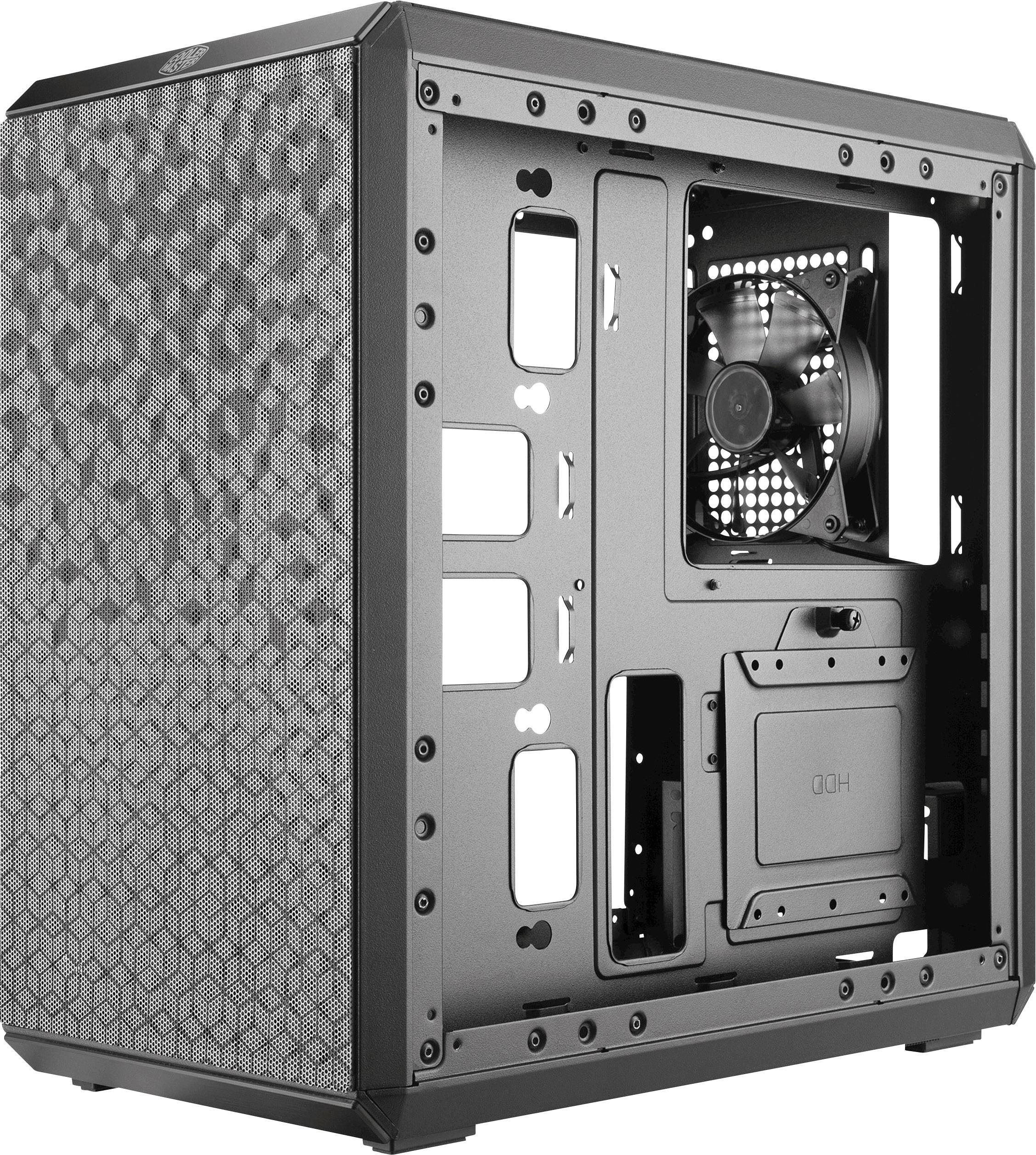 Cooler Master MasterBox Q300L Mini-Tower PC-Gehäuse Schwarz 1 vorinstallierter Lüfter, Staubfilter