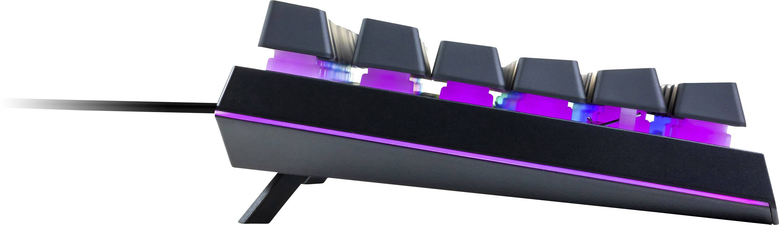 Cooler Master MS110 USB Gaming-Tastatur, Maus-Set Beleuchtet Deutsch, QWERTZ, Windows® Schwarz