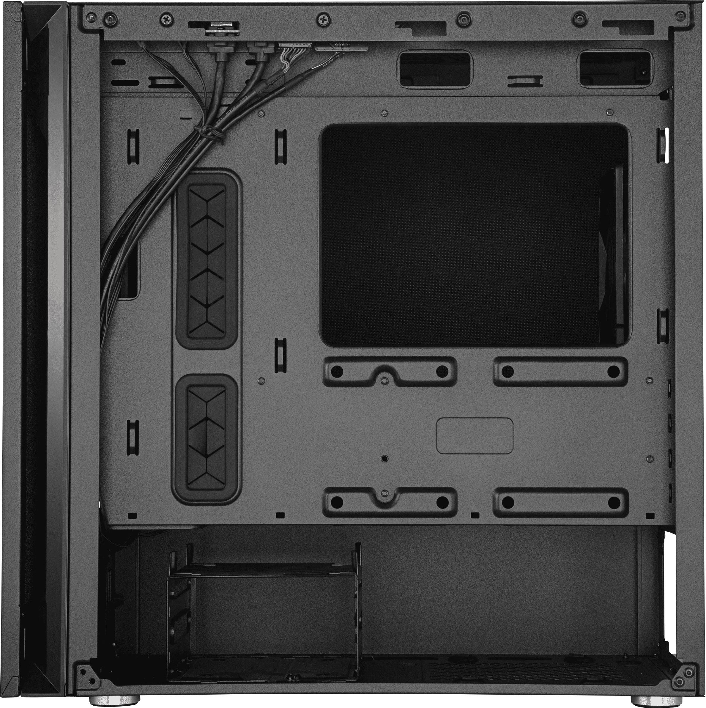 Cooler Master Silencio S400 Midi-Tower PC-Gehäuse Schwarz 2 vorinstallierte Lüfter, Staubfilter, gedämmt