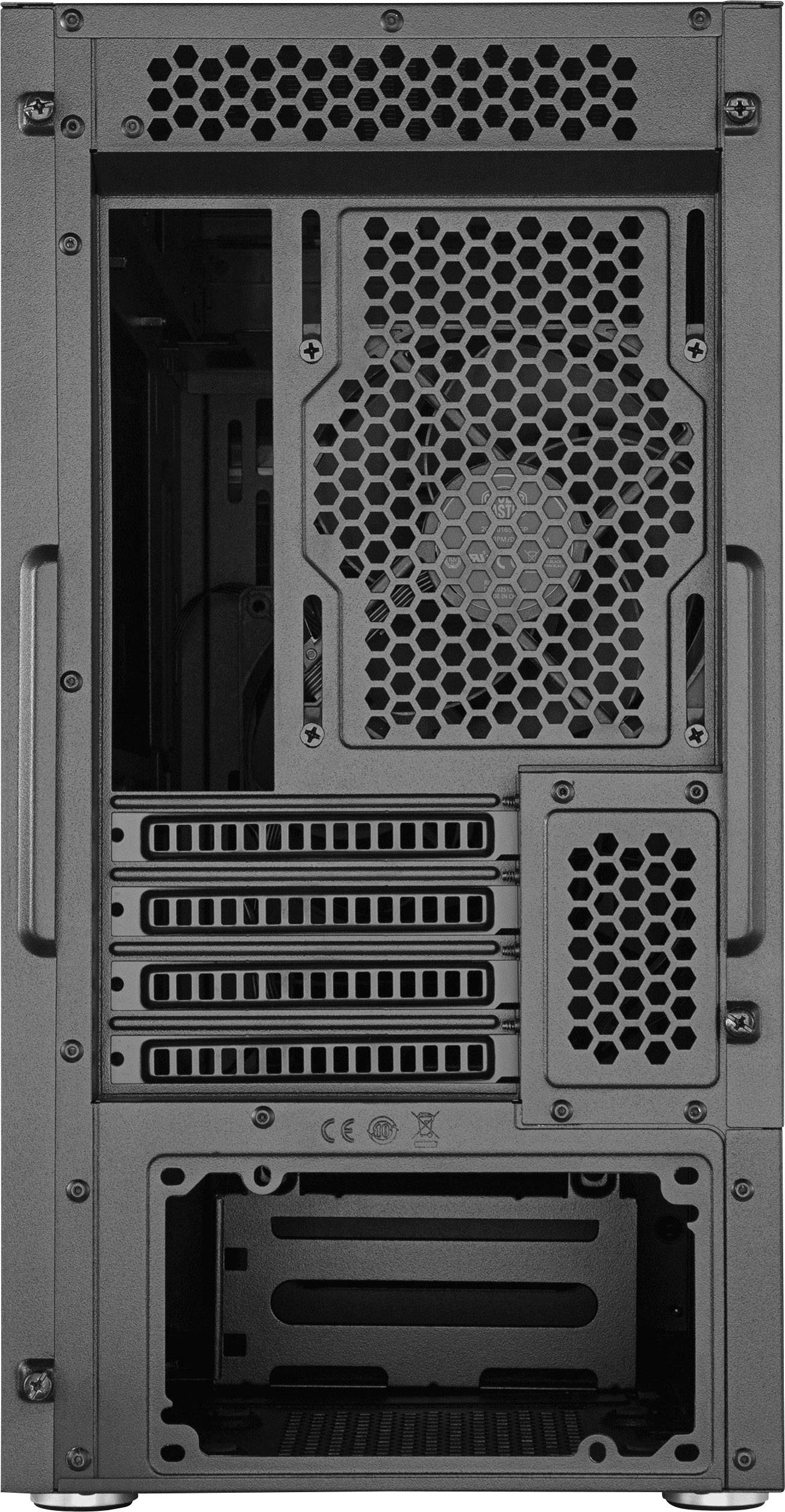Cooler Master Silencio S400 Midi-Tower PC-Gehäuse Schwarz 2 vorinstallierte Lüfter, Staubfilter, gedämmt