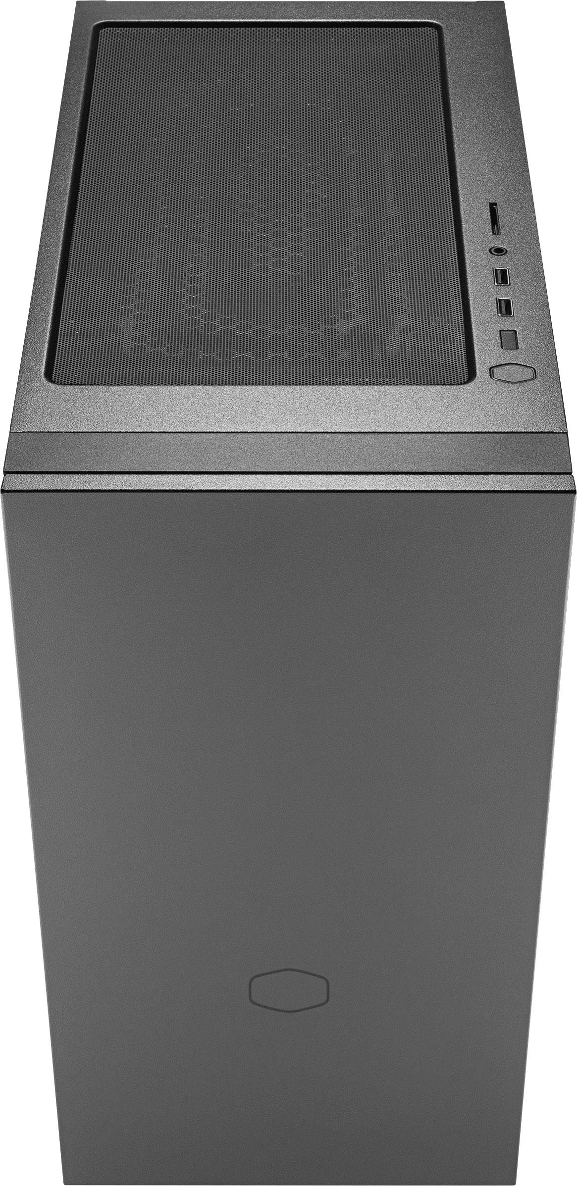 Cooler Master Silencio S400 Midi-Tower PC-Gehäuse Schwarz 2 vorinstallierte Lüfter, Staubfilter, gedämmt