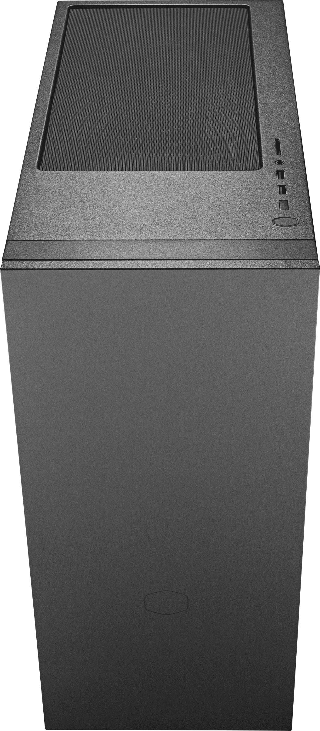 Cooler Master Silencio S600 TG Midi-Tower PC-Gehäuse Schwarz 2 vorinstallierte Lüfter, Seitenfenster, Staubfilter, gedämmt