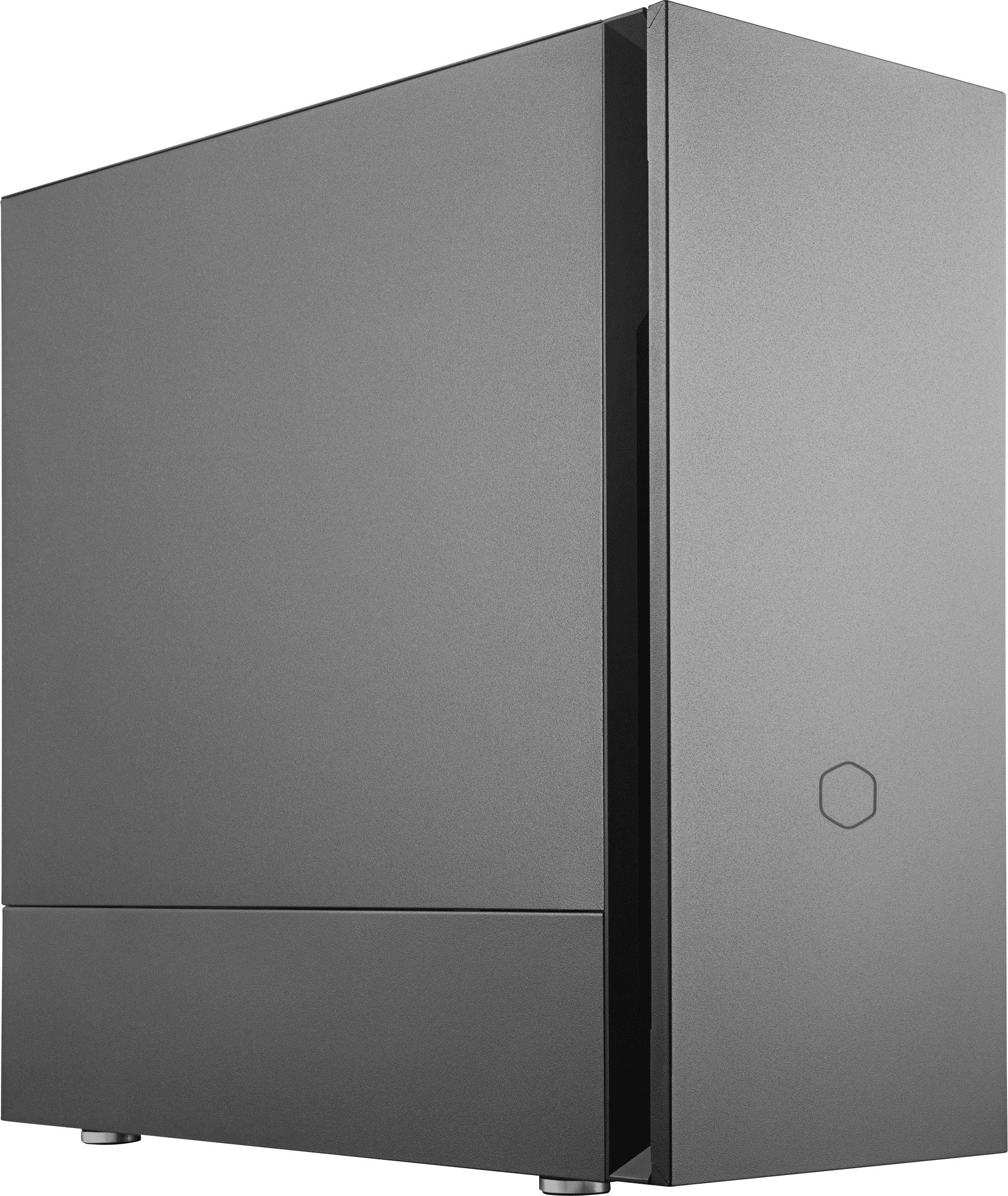 Cooler Master Silencio S600 Midi-Tower PC-Gehäuse Schwarz 2 vorinstallierte Lüfter, Staubfilter, gedämmt