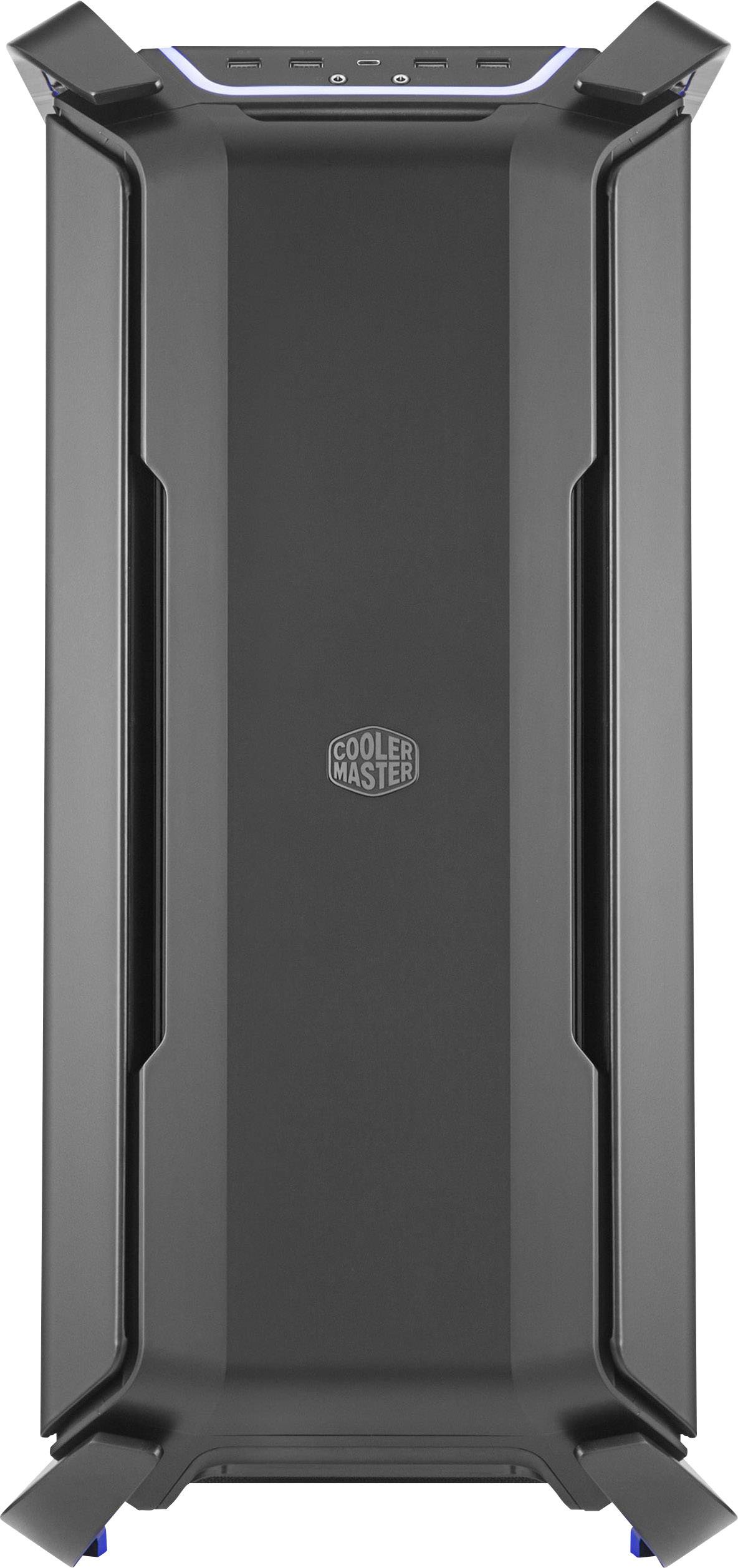 Cooler Master Cosmos C700P Full Tower PC-Gehäuse Schwarz, Silber 3 vorinstallierte Lüfter, Seitenfenster, Staubfilter