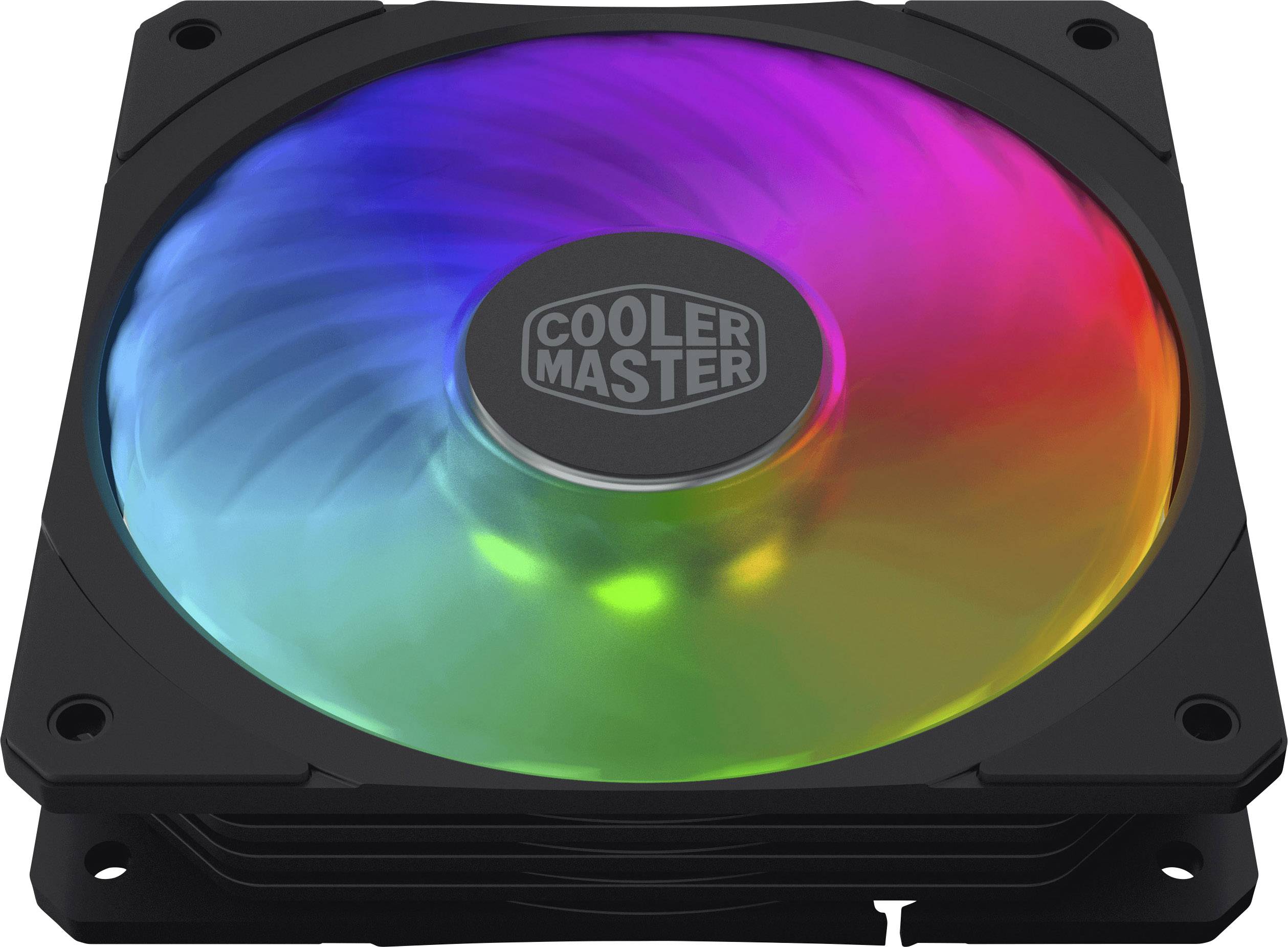 Cooler Master MasterFan SF120R ARGB PC-Gehäuse-Lüfter Schwarz, RGB (B x H x T) 120 x 120 x 25 mm inkl. LED-Beleuchtung