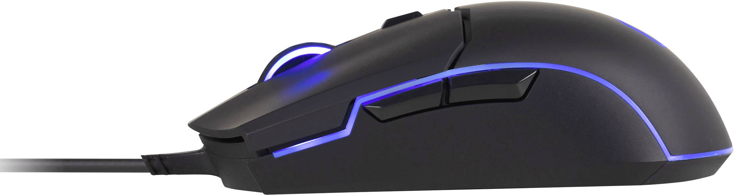 Cooler Master CM110 USB Gaming-Maus Optisch Beleuchtet, Integrierter Profilspeicher Schwarz