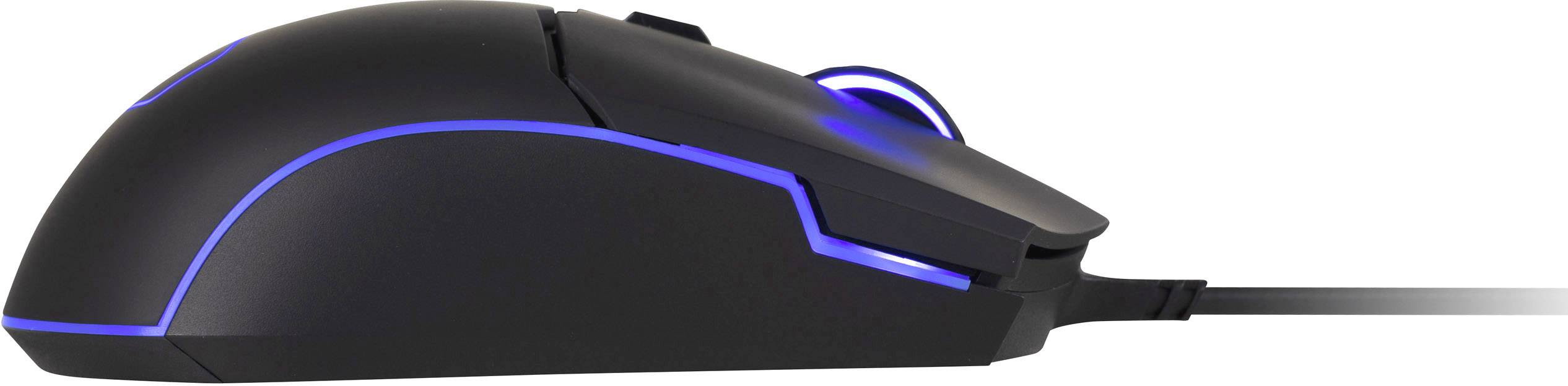 Cooler Master CM110 USB Gaming-Maus Optisch Beleuchtet, Integrierter Profilspeicher Schwarz