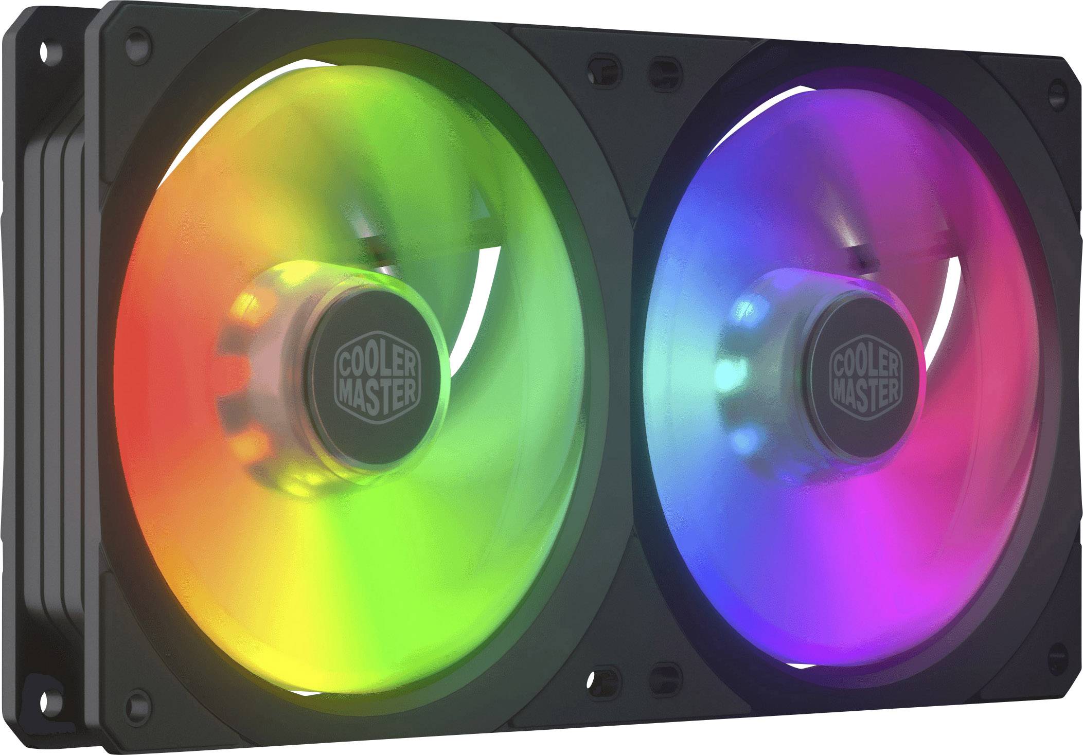 Cooler Master MasterFan SF240R ARGB PC-Gehäuse-Lüfter Schwarz, RGB (B x H x T) 240 x 120 x 25 mm inkl. LED-Beleuchtung