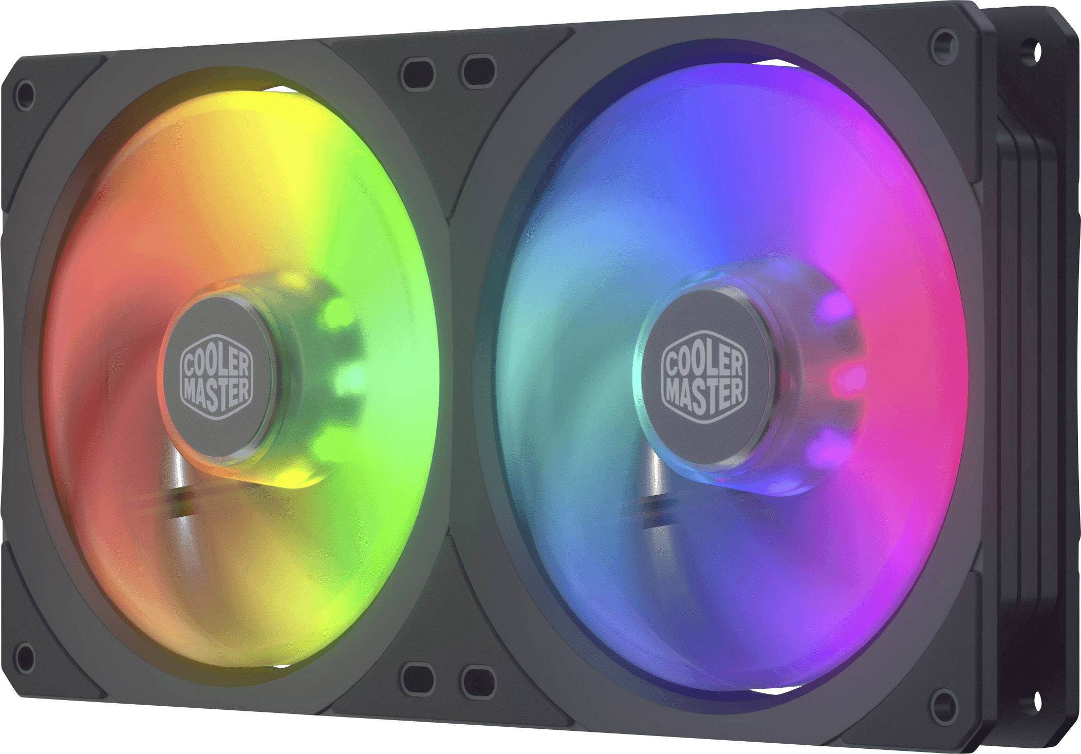 Cooler Master MasterFan SF240R ARGB PC-Gehäuse-Lüfter Schwarz, RGB (B x H x T) 240 x 120 x 25 mm inkl. LED-Beleuchtung