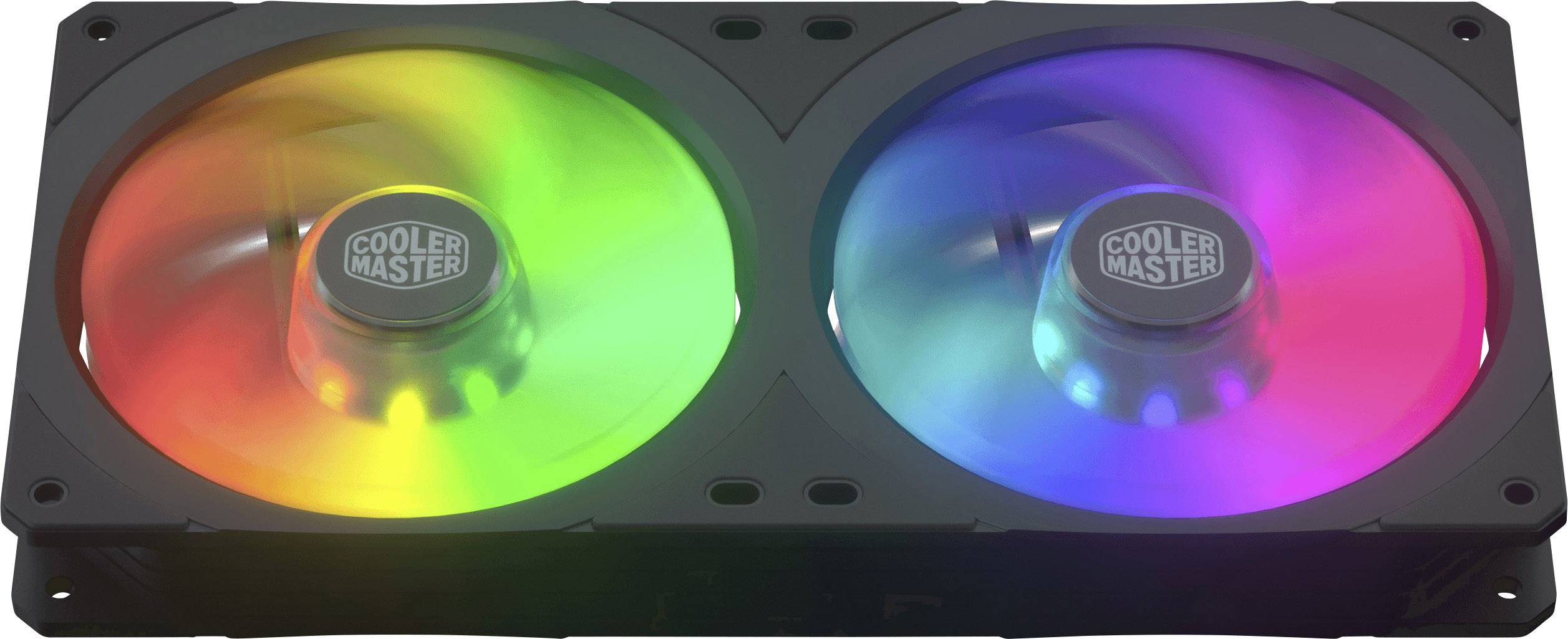 Cooler Master MasterFan SF240R ARGB PC-Gehäuse-Lüfter Schwarz, RGB (B x H x T) 240 x 120 x 25 mm inkl. LED-Beleuchtung