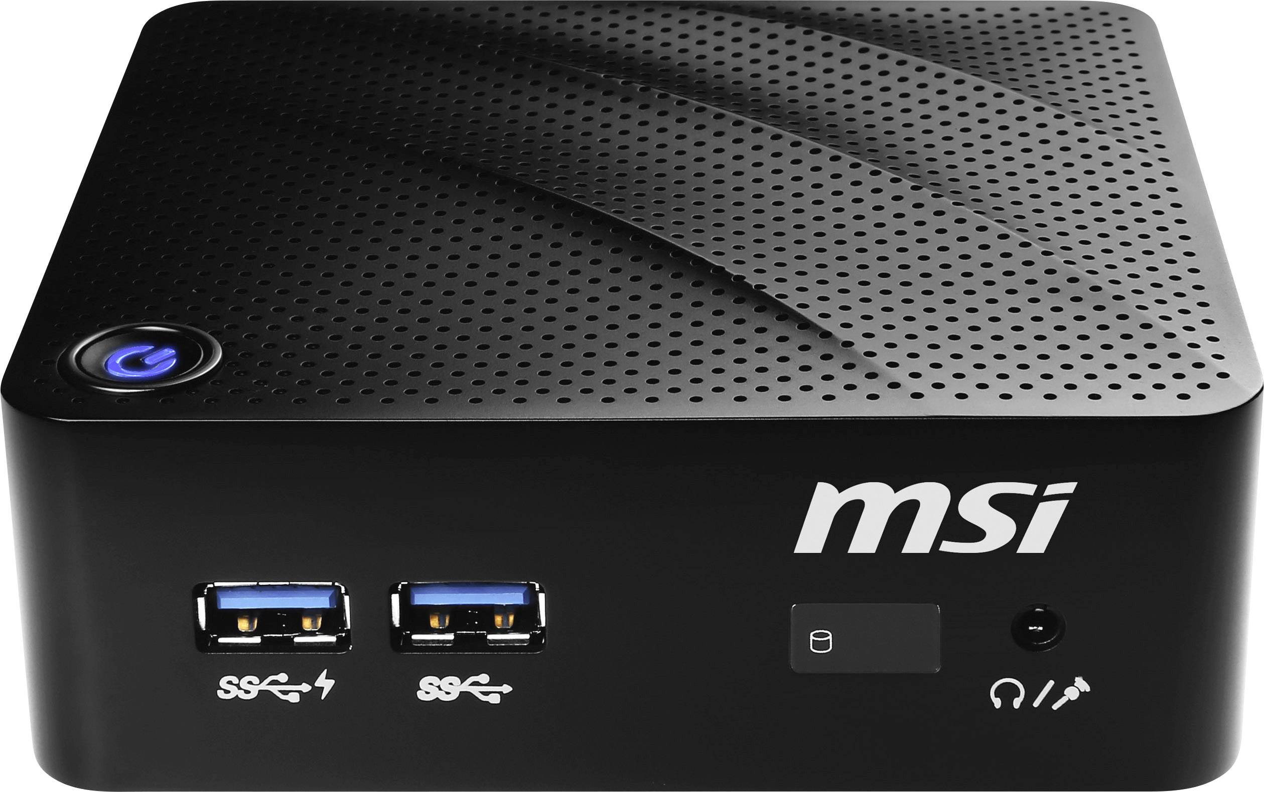 MSI Cubi N 8GL-064 Mini PC Intel Celeron N4000 (2 x 1.1 GHz / max. 2.6 GHz) 4 GB RAM 64 GB SSD   Win 10 Pro