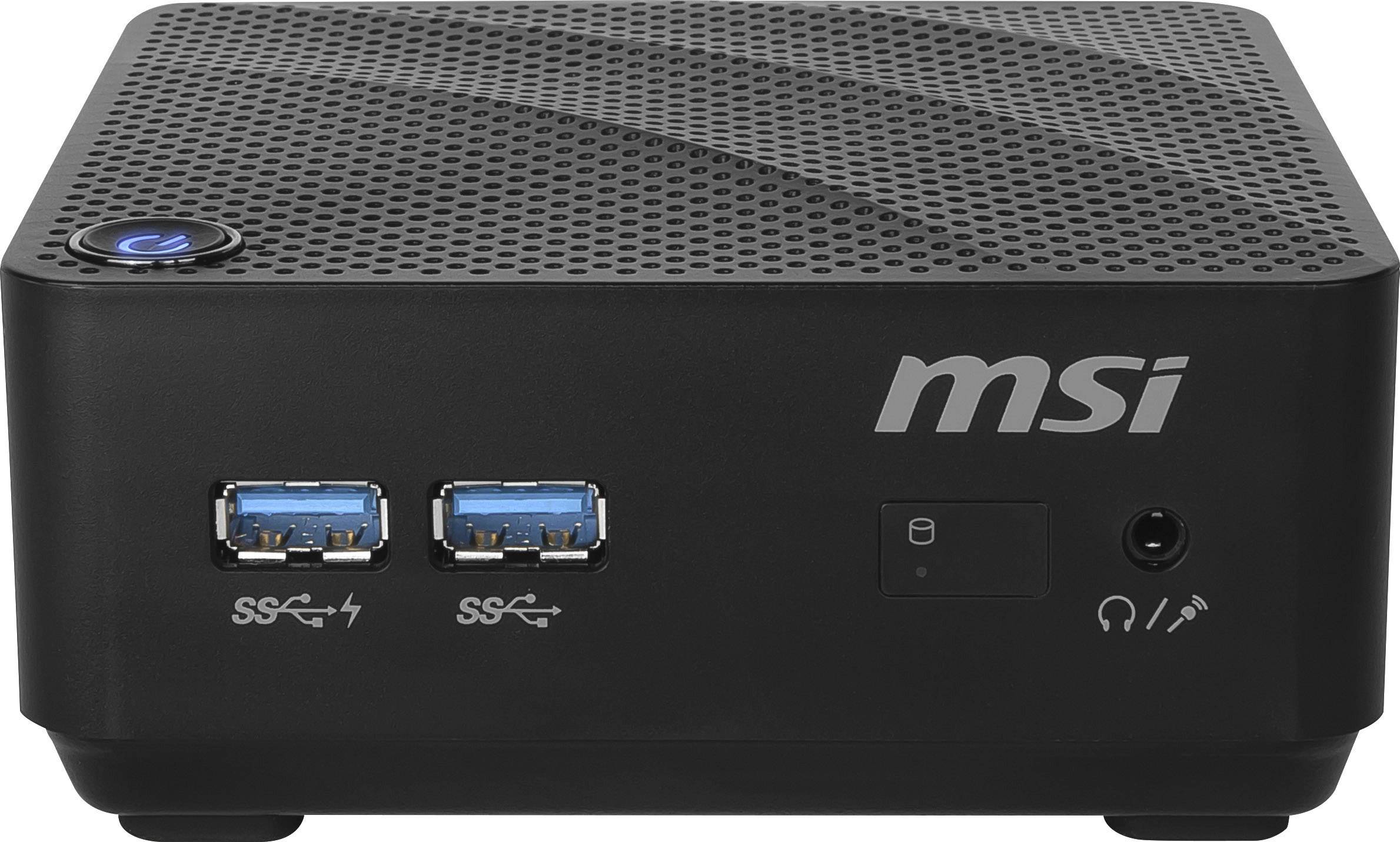 MSI Cubi N 8GL-065X Mini PC Intel Celeron® N4000 (2 x 1.1 GHz / max. 2.6 GHz) 4 GB RAM 64 GB SSD