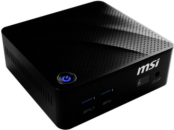 MSI Cubi N 8GL-065X Mini PC Intel Celeron® N4000 (2 x 1.1 GHz / max. 2.6 GHz) 4 GB RAM 64 GB SSD