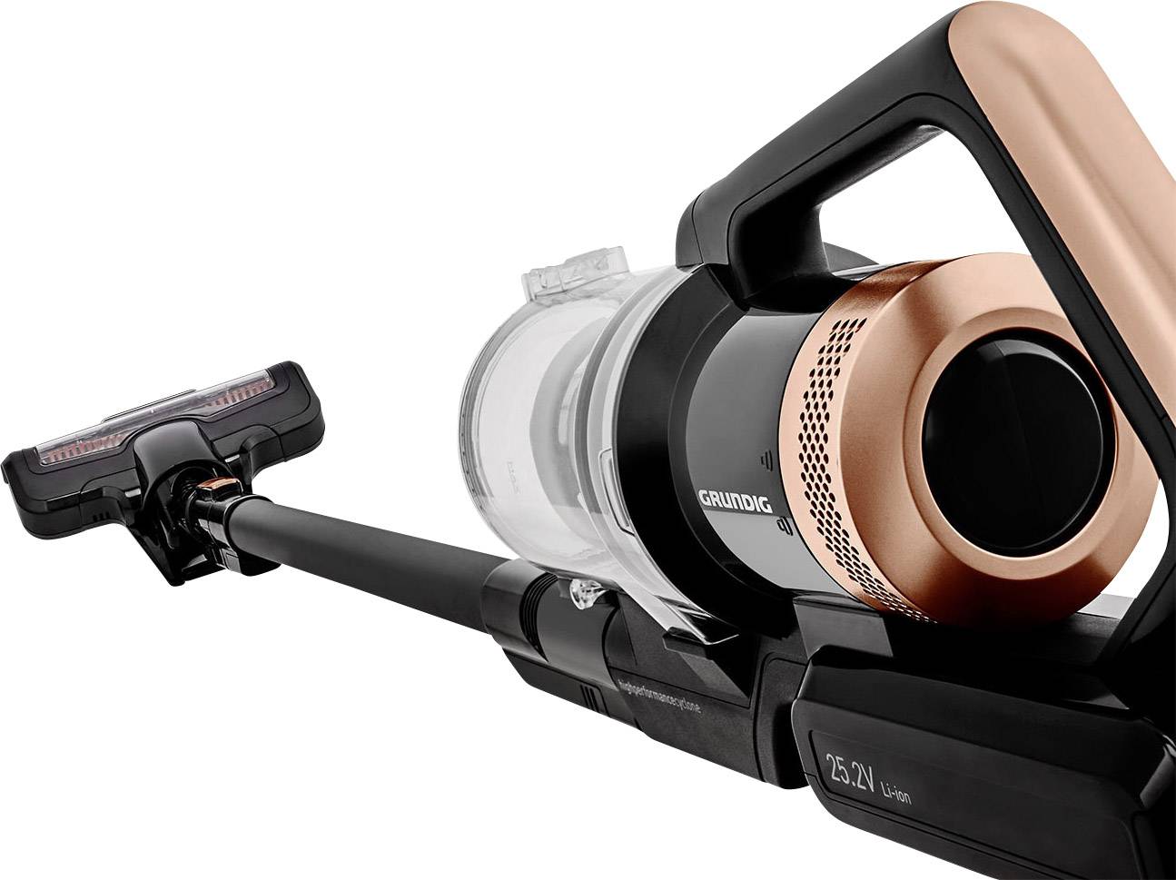 Grundig VCP 3930 Akku-Handstaubsauger 25.2 V  motorbetriebene Saugbürste