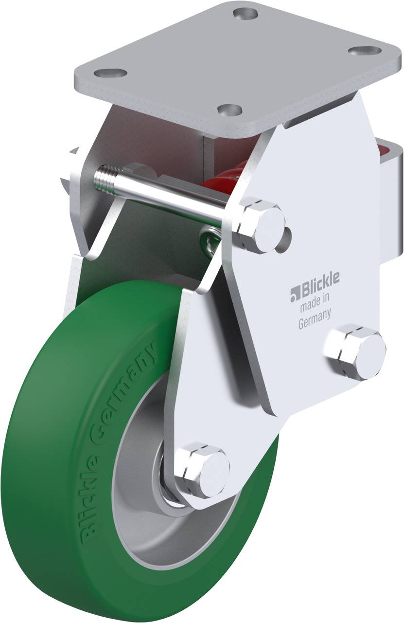 Blickle 755363 BHF-ALST 125K-1 Bockrolle gefedert Rad-Durchmesser: 125mm Tragfähigkeit (max.): 350kg 1St.