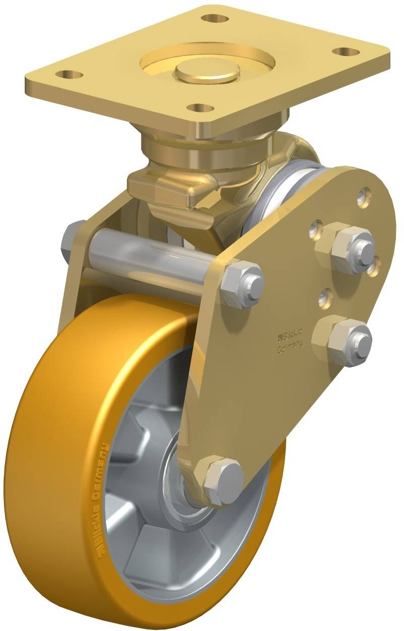 Blickle 754166 BPFE-ALTH 150K Bockrolle gefedert Rad-Durchmesser: 150mm Tragfähigkeit (max.): 500kg 1St.