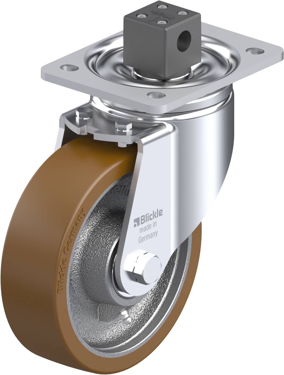 Blickle 752179 LH-GB 160K-CS13 Lenkrolle mit Feststeller Rad-Durchmesser: 160mm Tragfähigkeit (max.): 800kg 1St.