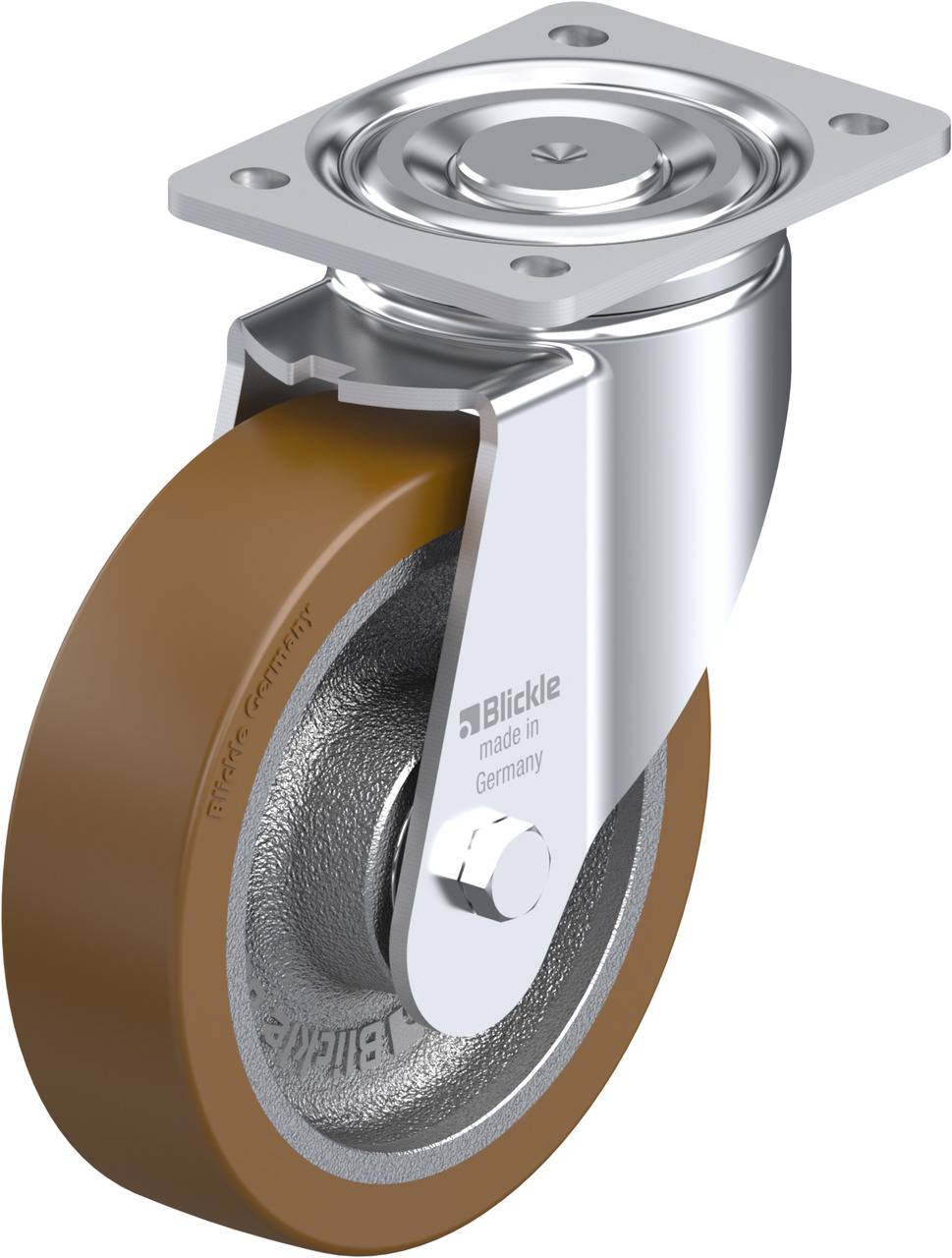 Blickle 754604 LH-GB 180K Lenkrolle Rad-Durchmesser: 180mm Tragfähigkeit (max.): 900kg 1St.