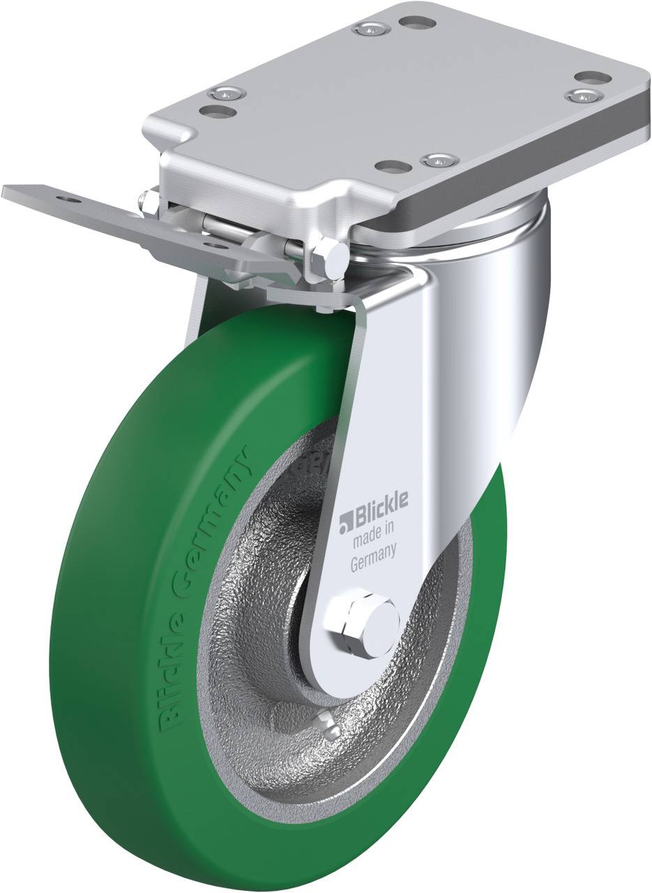 Blickle 852392 LH-GST 200K-IS Lenkrolle mit Feststeller Rad-Durchmesser: 200mm Tragfähigkeit (max.): 800kg 1St.